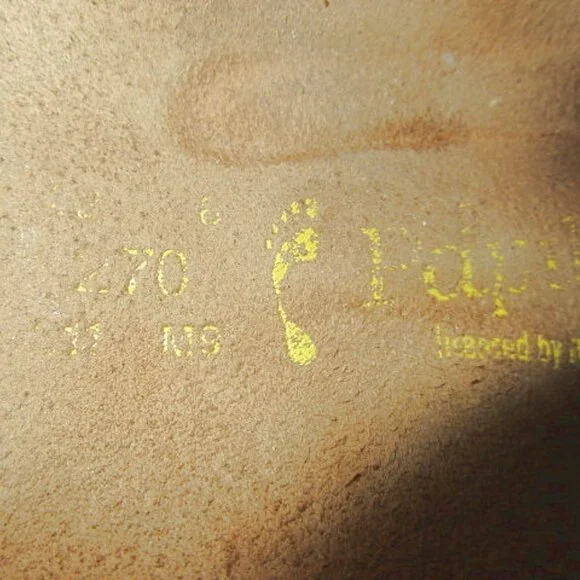 Birkenstock Arizona Papillio Slide Sandals Size 11 Vegan Leather Comfort Slip On - Picture 5 of 10